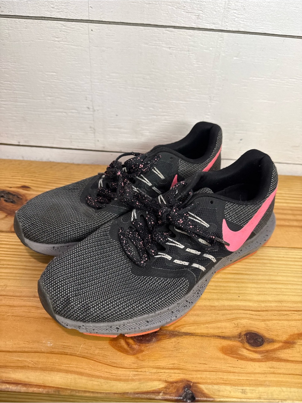 Nike Run Swift SE Women's Running Shoes Size 9.5 Black Pink CK6696-001